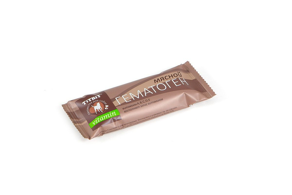 TiTBiT Лакомство для собак Гематоген мясной Vitamin, 35г