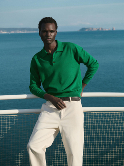 Massimo Dutti Зауженные брюки из смесовой хлопковой ткани, экрю