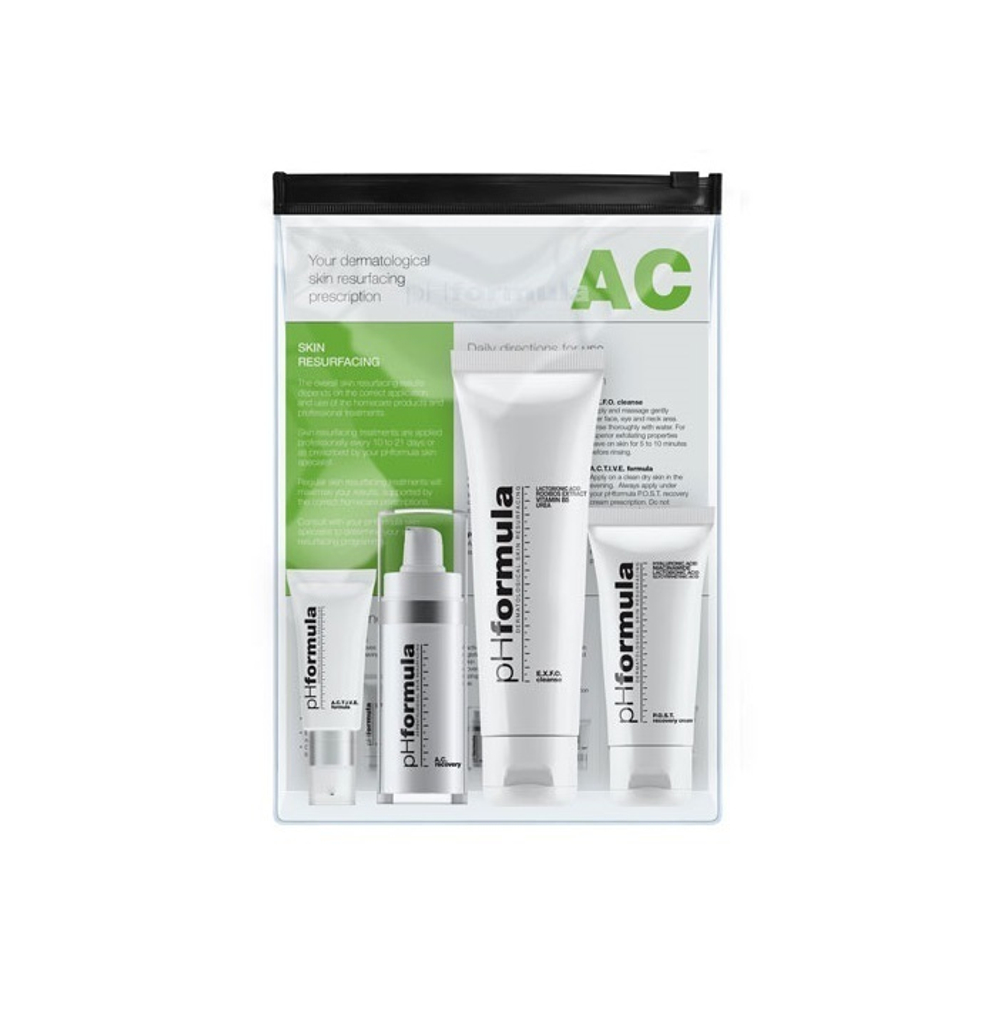 Phformula A.C.N.E. Resurfacing Homecare KIT - Набор продуктов для домашнего ухода для кожи с акне