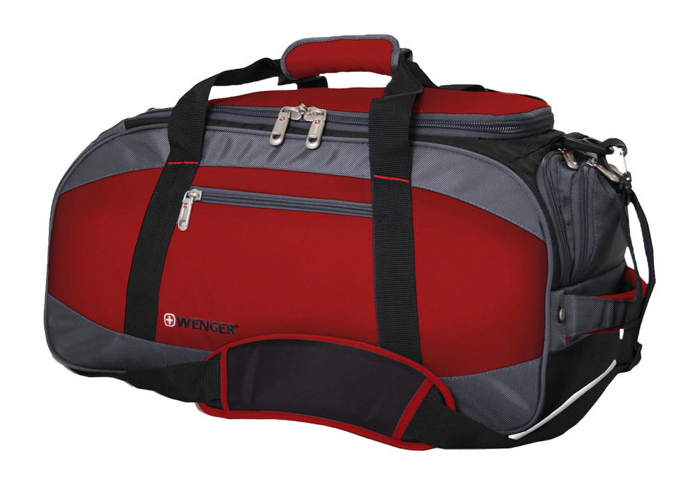 Сумка спортивная Wenger Mini Soft Duffle, красная, 52х25х30 см