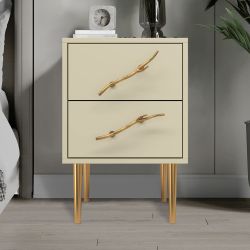 Тумба Арт Колор matte Стайл Голд Серый шелк матовый