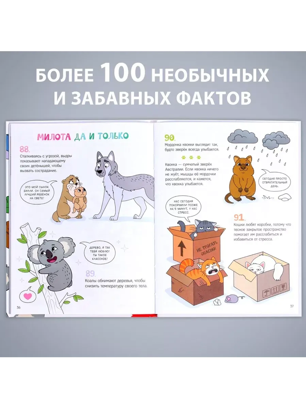 Книга Забавные факты о животных