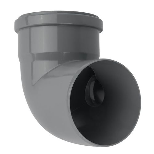 Колено канализационное с отводом правым RTP 110х50 мм 87,5°