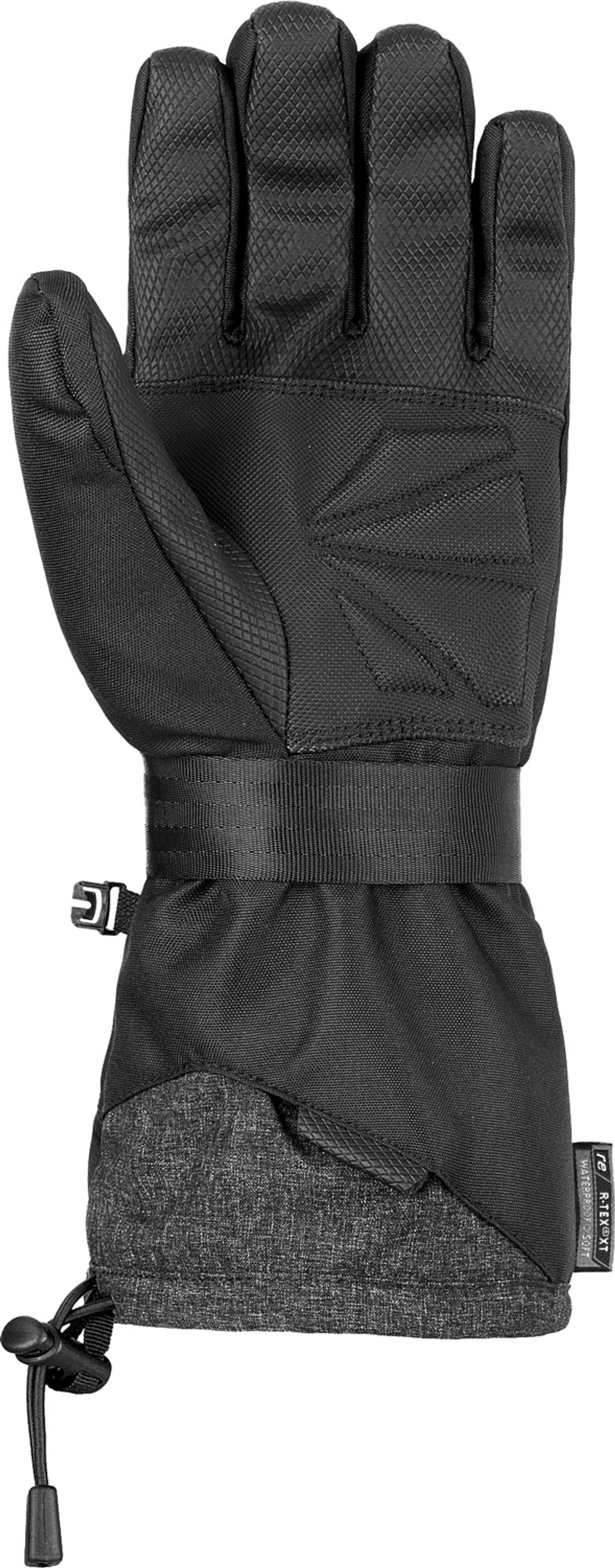 Перчатки для сноуборда REUSCH Baseplate R-Tex XT Black/Black Melange/Silver (inch (дюйм):8,5)