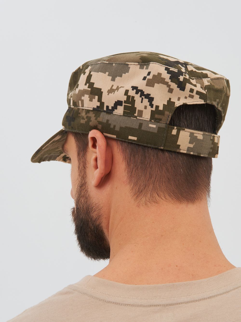 Кепи Охотника летнее ткань Смесовая цвет Светлый пиксель (128/2)