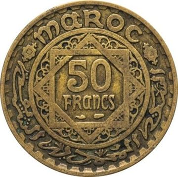 50 франков 1952 Марокко