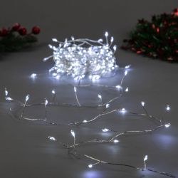 ULD-S1000-250-DTA WHITE IP20 DEWDROP Гирлянда светодиодная Роса. 10м. 250 светодиодов. Белый свет. Провод прозрачный. ТМ Uniel