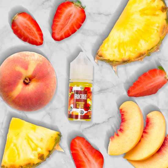 Жидкость Fructoze (30 мл, 20 мг HARD SALT) Strawberry Nectarine Pineapple