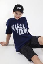 Фуфайка (футболка) для мальчика  Леон-3 Виотекс ТЁМНО-СИНИЙ