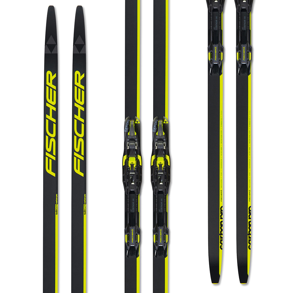 Лыжи FISCHER TWIN SKIN CARBON PRO CL STIFF IFP N13622, классические