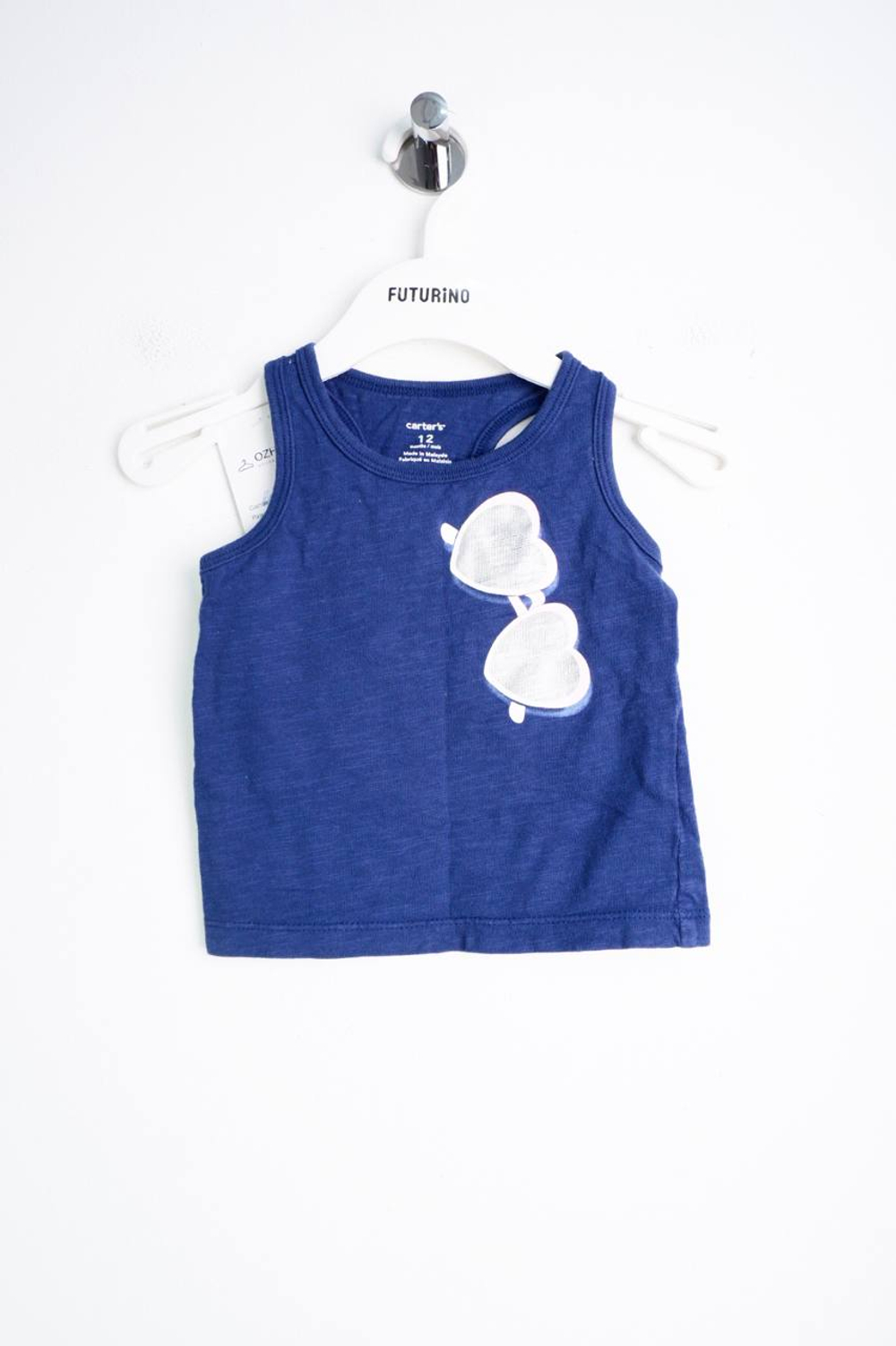 Майка со стильным принтом, визуально на 1 год