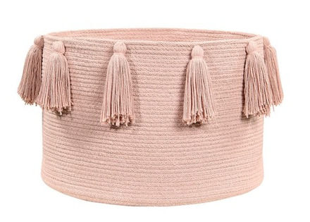 Корзина Lorena Canals Tassels Vintage Nude (30 x Ø45 см)