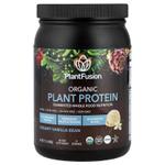 PlantFusion, Органический растительный протеин, сливочные стручки ванили, 609 г (21,4 унции)