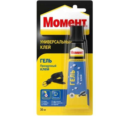 Клей Момент гель универсал прозрачный 30мл