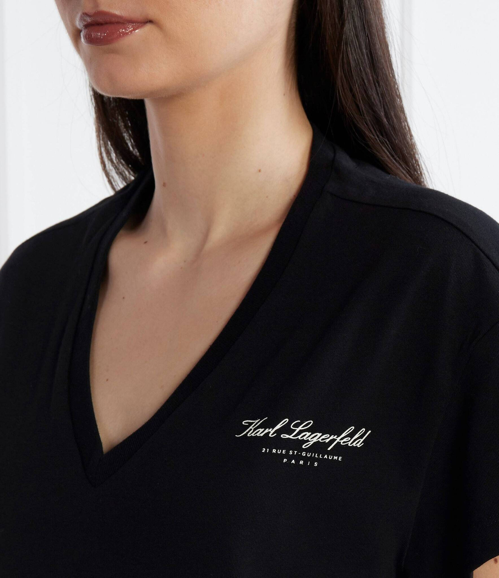 Футболка hotel karl Karl Lagerfeld - черный(240W2170)