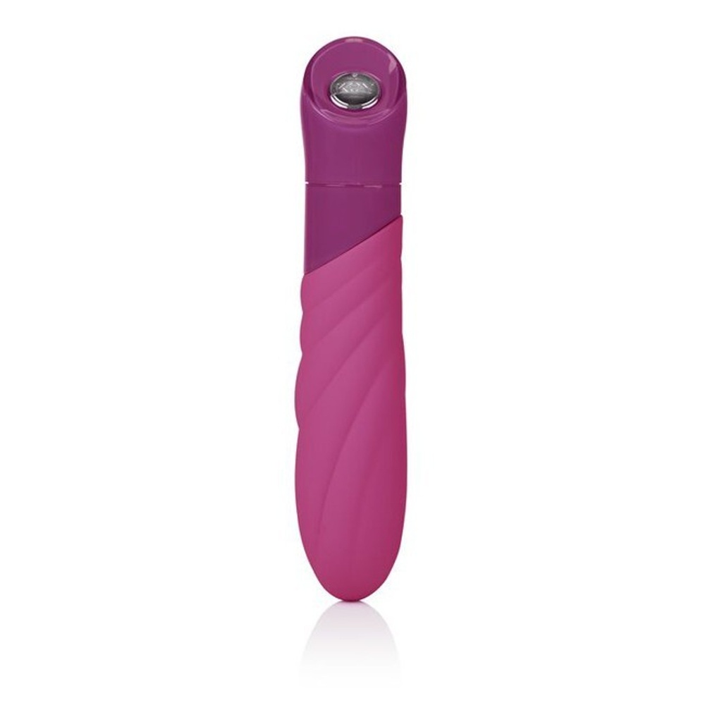 Мощный многорежимный силиконовый вибратор Vela Massager (7 режимов) (Цвет: фуксия)