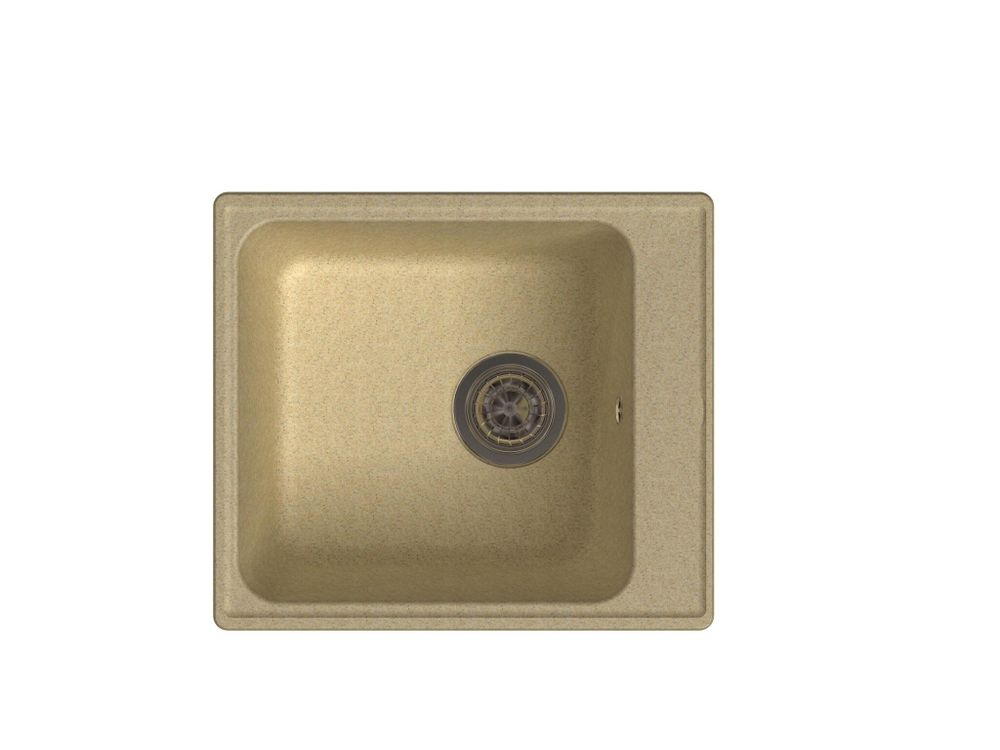 GranFest QUARZ (ECO-17) Мойка  1-чаш.  420*480 (бежевый) арт.GF-Z--