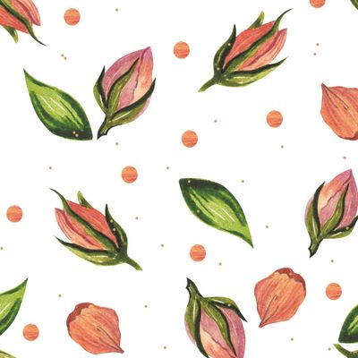 Акварельные бутоны роз