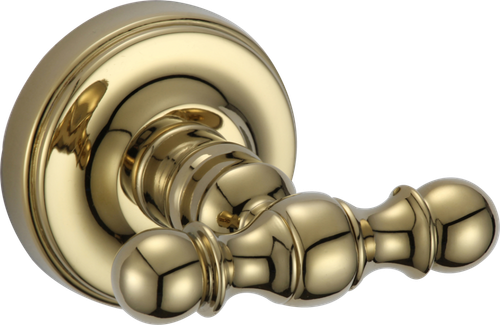 31051-E Крючок двойной (ЗОЛОТО) GANZER  (20/1шт)