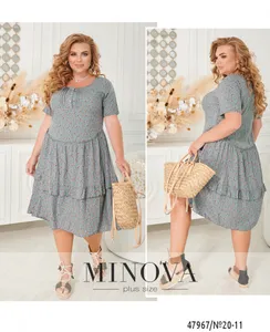 Платье 20-11-Бирюзовый Minova