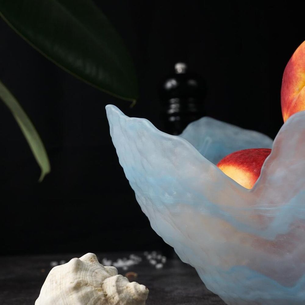 Салатник 700 мл d 22 см h10 см   звезда матовое стекло P.L. Proff Cuisine [4]