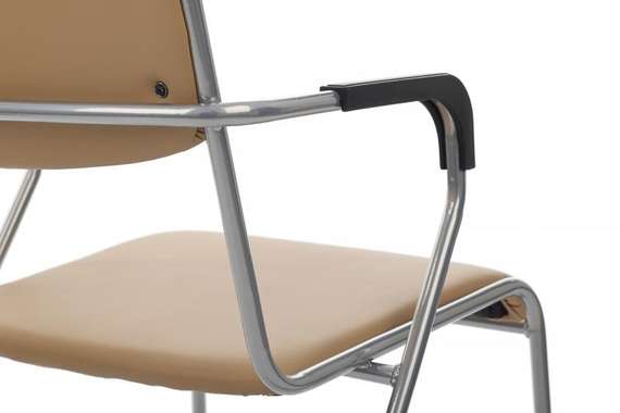 Кресло Никс Плюс RCH OMKL-04 Бежевый/Металл окрашенный Хром