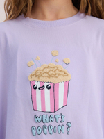 Пижама для девочки Next Q96-935, 3 шт., Серый, Голубой, Сиреневый