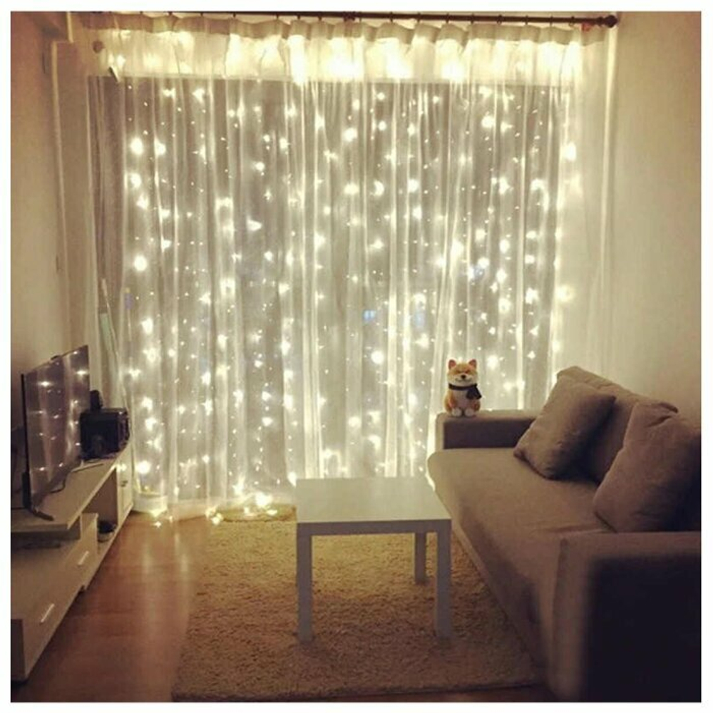 Светодиодная штора 1.5х2 м белый