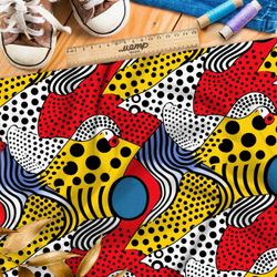 Ткань премиум шелк искусственный Армани абстрактное путешествие сознания