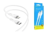 Кабель Type-C - Lightning (для iPhone) Borofone BX51 (2.4A, 12W, PD) Белый