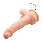 Вибромассажер-реалистик Baile BW-008018A-1002 на присоске, 17 см