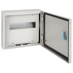 Корпус металлический навесной ЭРА ЩРН-12 (240х330х120) IP54 У2 серый | Корпуса металлические модульные