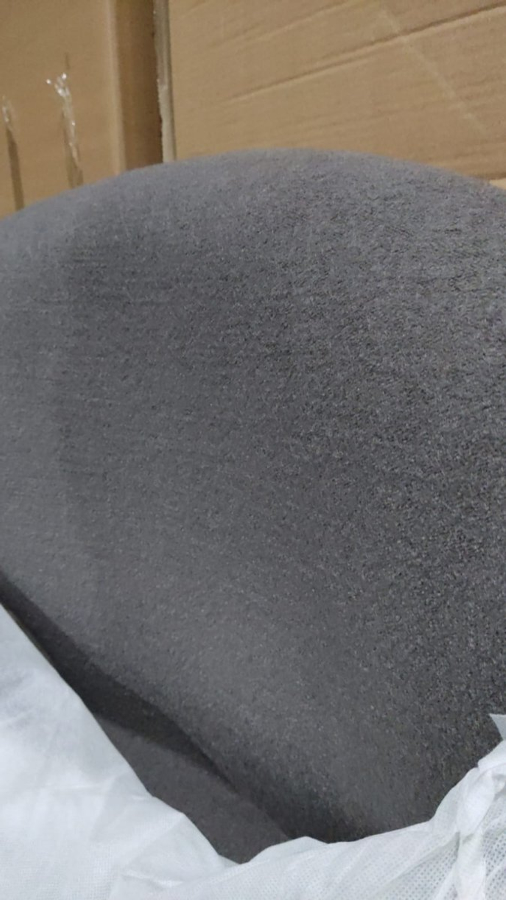 Кресло с обивкой Beon Swan Wood Legs (Arne Jacobsen) A062, натуральный, серый