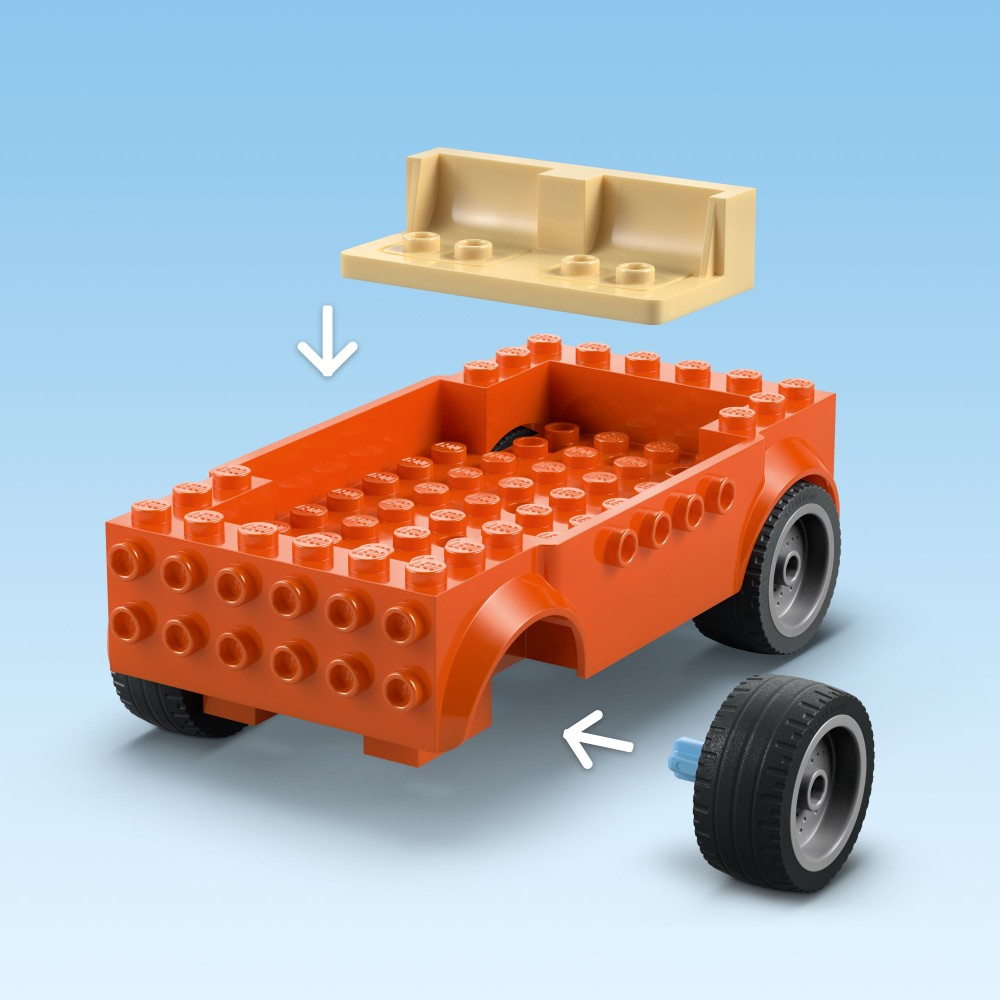 LEGO Bluey - Blue и семейная поездка на машине 11202