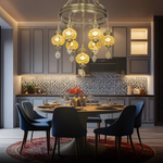 Citilux Каир CL419165 Люстра подвесная Мозаика Янтарь