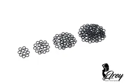 Кольцо Arta-F 6 мм, металл, черный 170