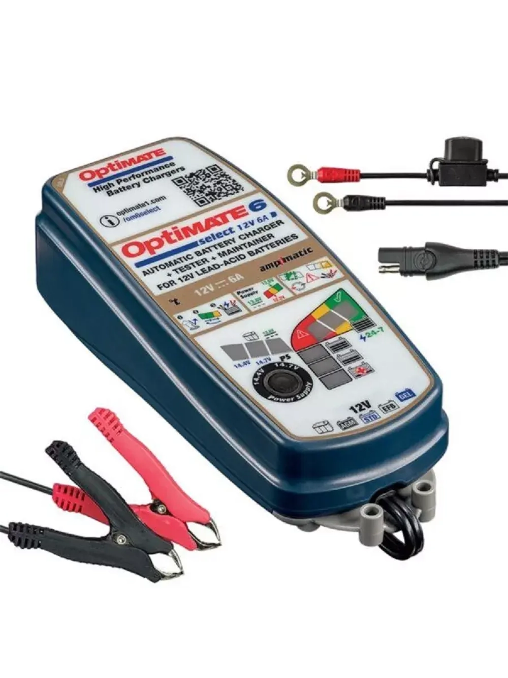 Зарядное устройство OptiMate 6 Select Gold (1х0.4-6,12V)