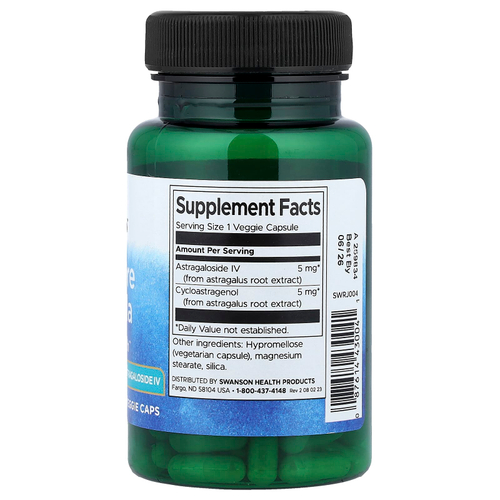 Swanson, Telomere Formula, 90 растительных капсул