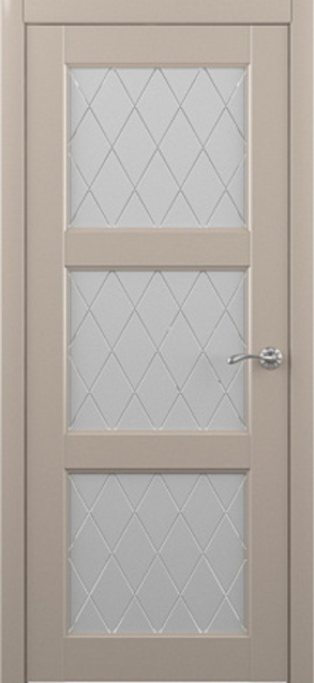 Межкомнатные двери Эрмитаж 3, Vinyl, Серый