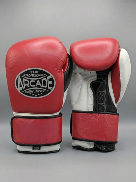 Боксерские перчатки Arcade Silver red_white_black