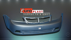 Передний бампер серебристый для Chevrolet Lacetti седан