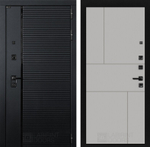 Дверь входная Лабиринт Пиано 21 Грей софт металлическая
