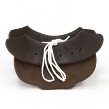 Комплект пелерин для луз 6 шт (темная кожа) с тиснением