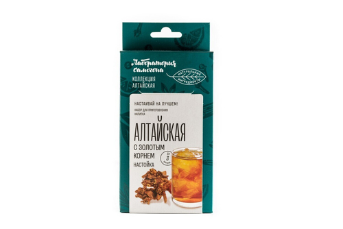 Набор специй и трав Алтайская настойка с Золотым корнем до 3л