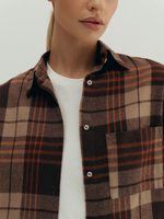 Рубашка в крупную клетку