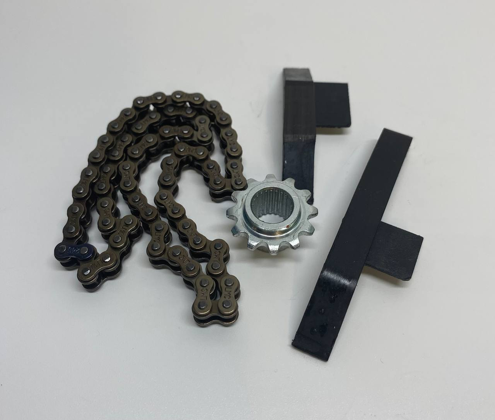 Цепь привода электростартера+шестерня+направляющие двигатель YX153FMI