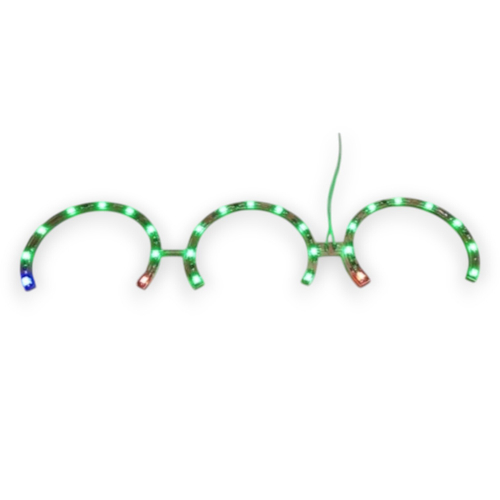 Светодиодная плата для блока отопителя ГАЗ/Волга (зелёный)