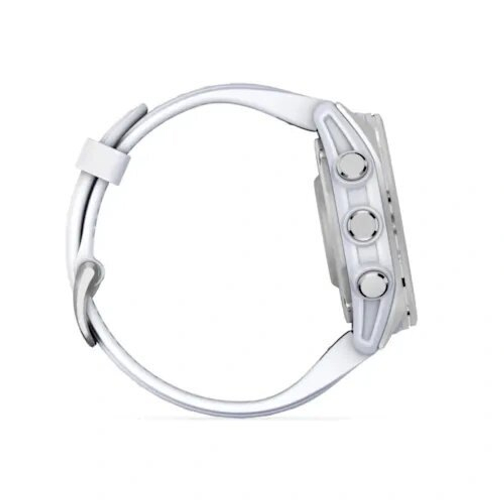 Умные часы Garmin Fenix 8 43mm, Amoled, Silver with Whitestone Silicone Band (010-02903-06)