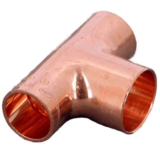 Тройник медный Hailiang 35x28x35 мм редукционный (серия 95130 медные фитинги под пайку)