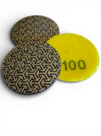 Алмазный круг для сухой и мокрой шлифовки (АГШК) Ø50мм, P100